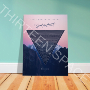 The Great Awakening Pyramid Poster product Image