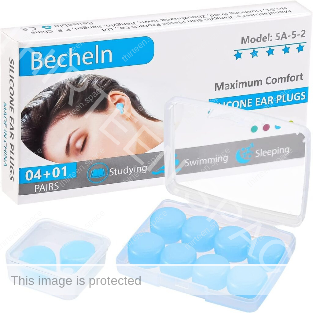 Becheln Silicone Earplugs for Custom Fit and Reusability