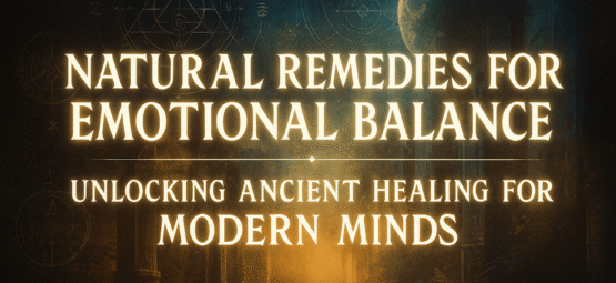 Natural Remedies for Emotional Balance: Unlocking Ancient Healing for Modern Minds